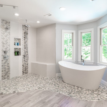 Great Inspiration Ideas from a new Master Bathroom Remodel in Northern VA