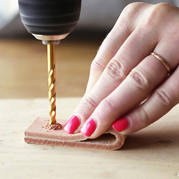 Easy DIY Kitchen Update: How to Make Chic Leather Drawer Pulls
