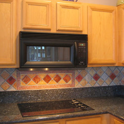 Stone Backsplash trompe loeil. - Products