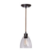 Kenroy 92100ORB Edis 1-Light Mini Pendant