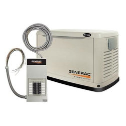 Generac - Home Generator: Generac Generator. 14,000-Watt Automatic Standby Generator with - Cable Management