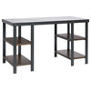 Jolene Desk With White Marble Top