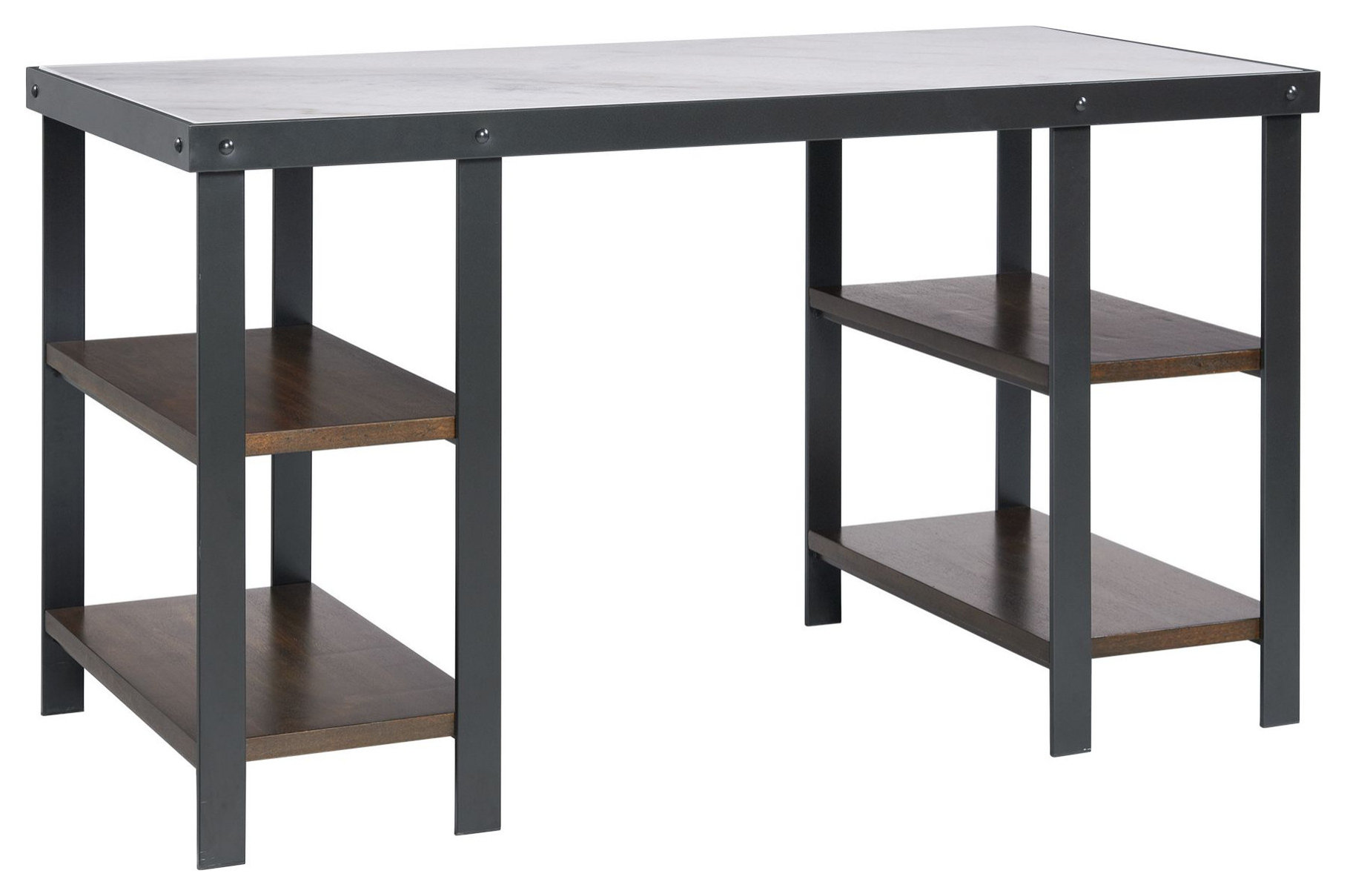 Jolene Desk With White Marble Top