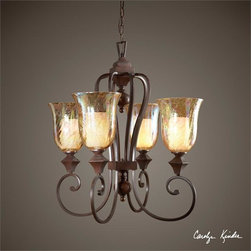 Uttermost Elba 4 Light Chandelier - Chandeliers