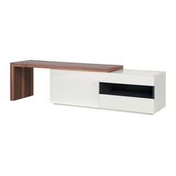 Arzano TV Unit Walnut - Entertainment Centers And Tv Stands