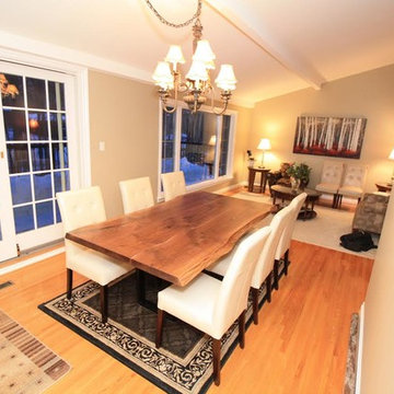 Black walnut dining table