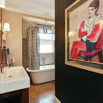 Black & white in the bathroom