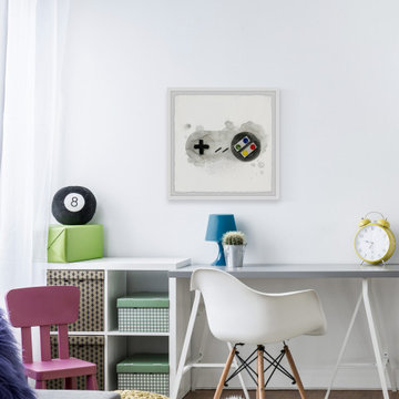 "Gamer II" Framed Painting Print
