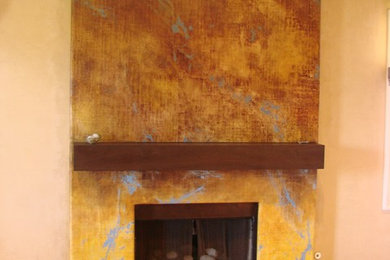 Master Bedroom Wall Covering Installation