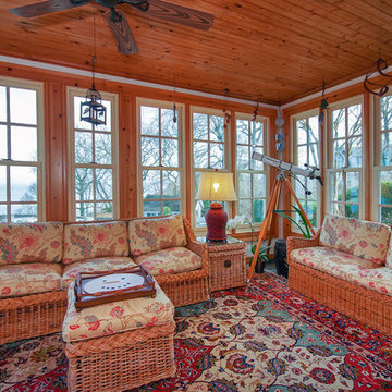 Sunroom-Style Family Room with All New Renewal by Andersen Windows