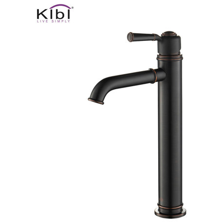 Victorian Brass Single Hole Bathroom Vessel Sink Faucet KBF1013, Oil Rubbed Bronze