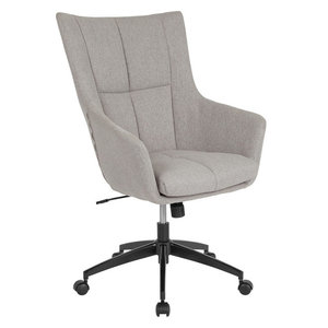 Fabric Astoria Armchair Commercial-Grade Orange Swivel Chair for Offices and Conference Rooms