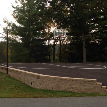 Travis H's Pro Dunk Gold Basketball System on a 45x45 in Cedar Bluff, VA
