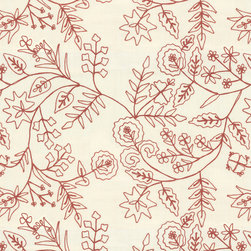 In Stitches : Redwood - Fabric