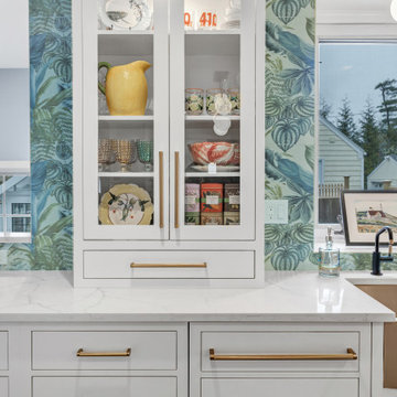 Colorful Transitional Kitchen