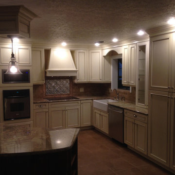 Custom Farmhouse Kitchen with Apron Sink & Range Hood | Valrico, FL