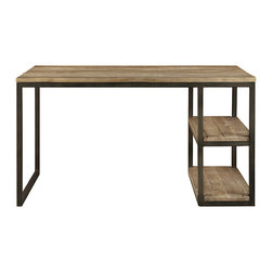 Palmer Oak Desk - Desks And Hutches
