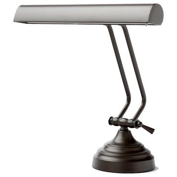 12 Inch Shade LED Piano Desk Lamp, Mahogany Bronze