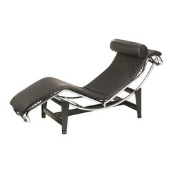 Modern Classics Chaise Lounge | Black - Indoor Chaise Lounge Chairs