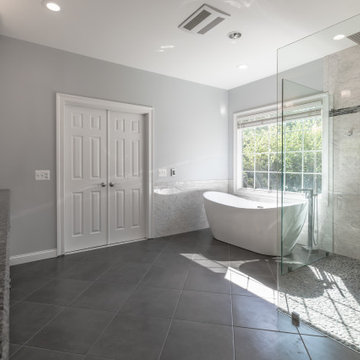 Blissful Feeling, after Relaxing in their New Master Bath in McLean VA
