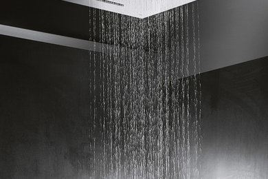 Faucet Strommen, Doccinox 500 x 500 Flush Ceiling Rain & Blade Shower