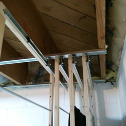 DryAway in a Basement Laundry Room - Drying Racks