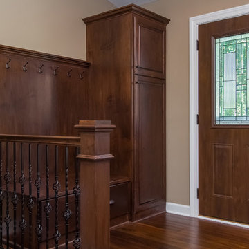 Front Door Coat Rack and Bench Seat