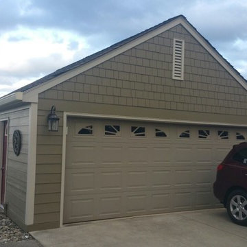James Hardie Siding- Garage (After)