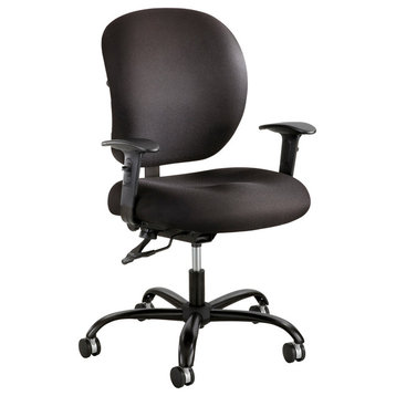 Safco Alday 24/7 Armless Task Office Chair in Black