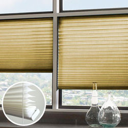 Blindsgalore - Blindsgalore&reg; No-Holes Pleated Shades: Room Darkening Solids - Cellular Shades