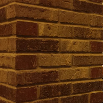 Commercial project exterior and interior masonry work
