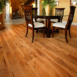 Amish Hand-Scraped&reg; Hickory Saddle - Hardwood Flooring