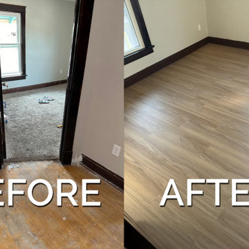 Joliet, IL 100+ Year Old Home Vinyl Installation and Renovation