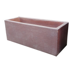 Ironstone Padana Trough Planter - Outdoor Plant Pots & Planters
