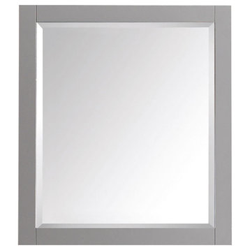 Avanity 14000-M28 14000 32" x 28" Framed Bathroom Mirror - Chilled Gray
