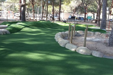Mini Golf con césped artificial en Barcelona