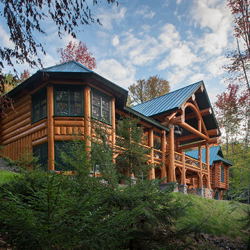 Big Moose, New York Log Home