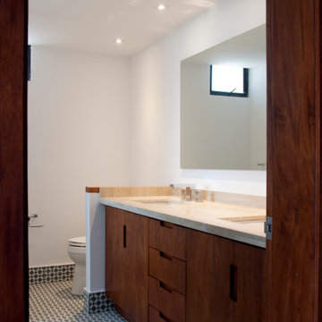 Dettaglio doppi lavabi