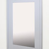 14x24 Fox Hollow Furnishings Mirrored Medicine Cabinet, Light Gray