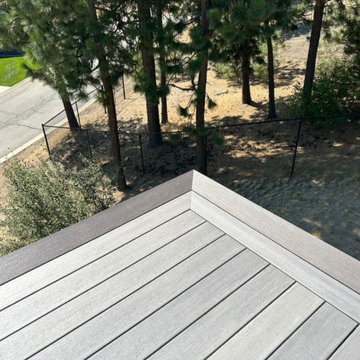 Two Story Timbertech Deck with a view