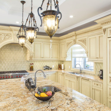 Traditional Kitchen in Whitestone, NY.