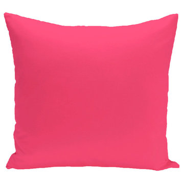 Solid Print Pillow, Pink, 26"x26"