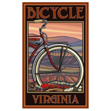 Paul A. Lanquist Virginia Old Half Bike Art Print, 12"x18"