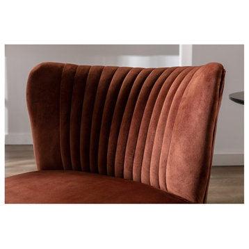 Alaia 25" Wide Tufted Velvet Accent Chair