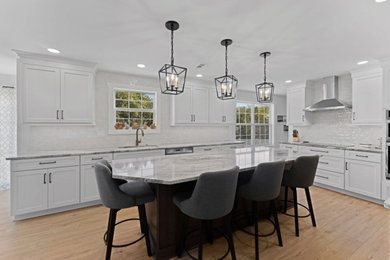 Inspiration for a transitional kitchen remodel in Philadelphia