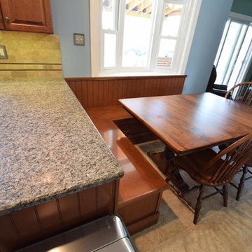 Kitchen With Built In Banquette Seating