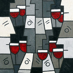 Claret & Friends - SOLD - Paintings