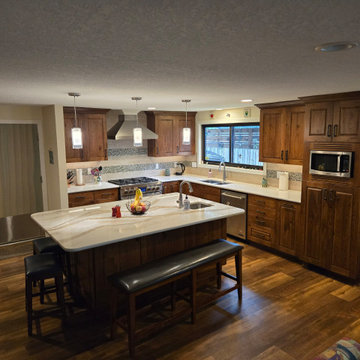 Knotty Hickory Kitchen