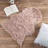 Sheepskin Throw RugFaux Fur 2x3-Foot High Pile Soft and Plush Mat