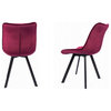 AMELIA Dining Chairs, Set of 2, Cherry